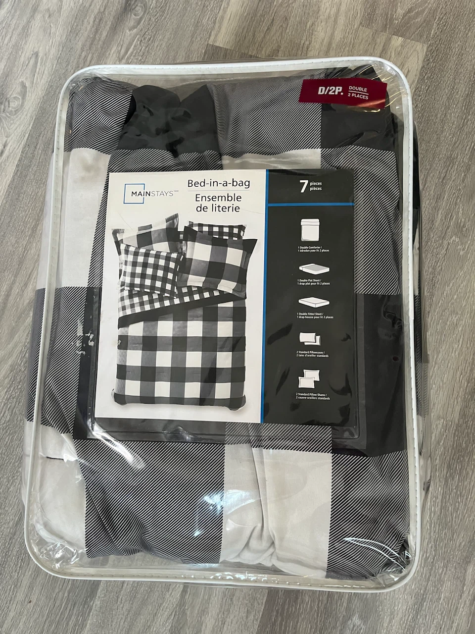Mainstays Buffalo Check Bed-in-a-Bag Double - photo 2