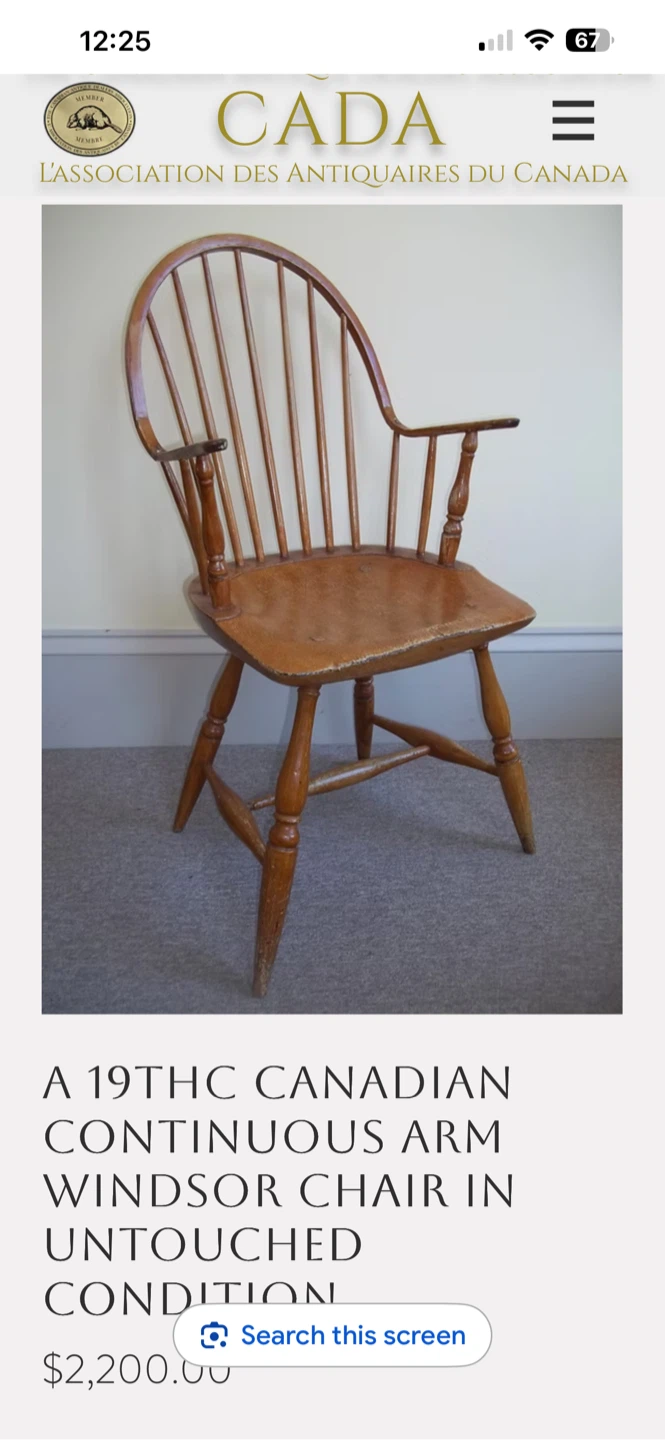 Classic Wooden Windsor Rocking Chair - photo 5
