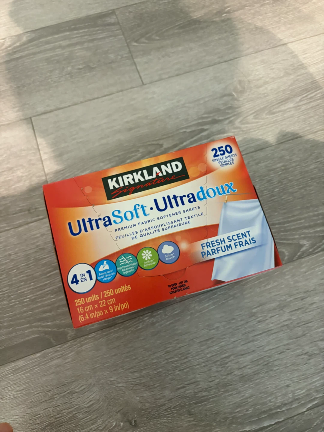 New - Kirkland Signature UltraSoft Fabric Softener Sheets