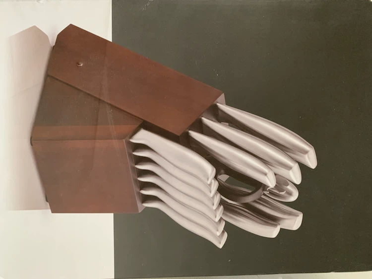 Kitchen Knife Set with Wooden Stand - photo 2