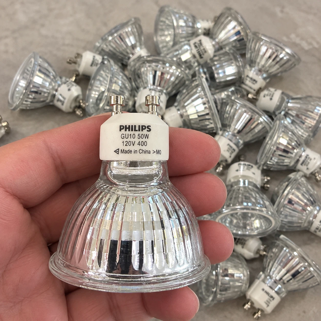 💡 Philips GU10 50W Halogen Bulbs – Bulk Lot - photo 2