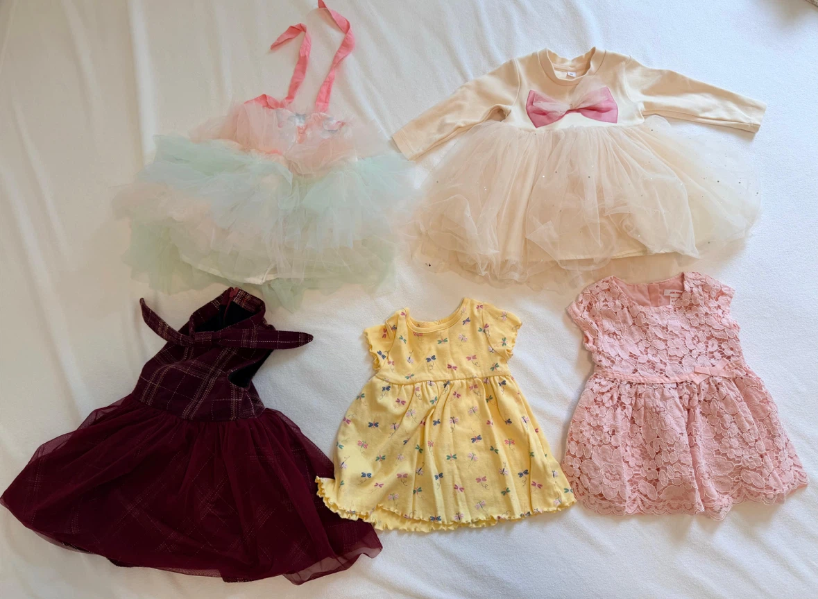 Baby Girl Dresses-5 dresses