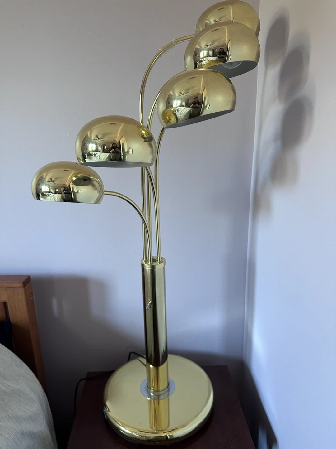 Vintage Waterfall Orb Five-Light Lamp