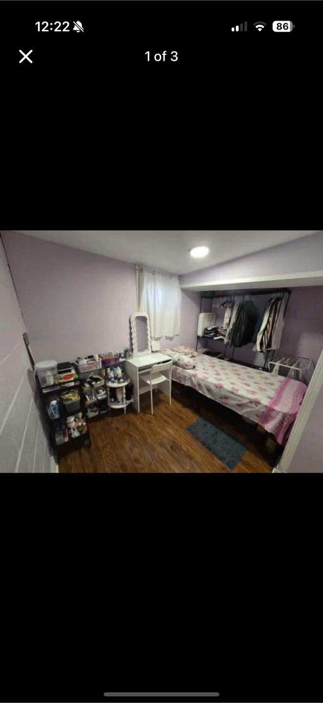 Private room for rent available!
