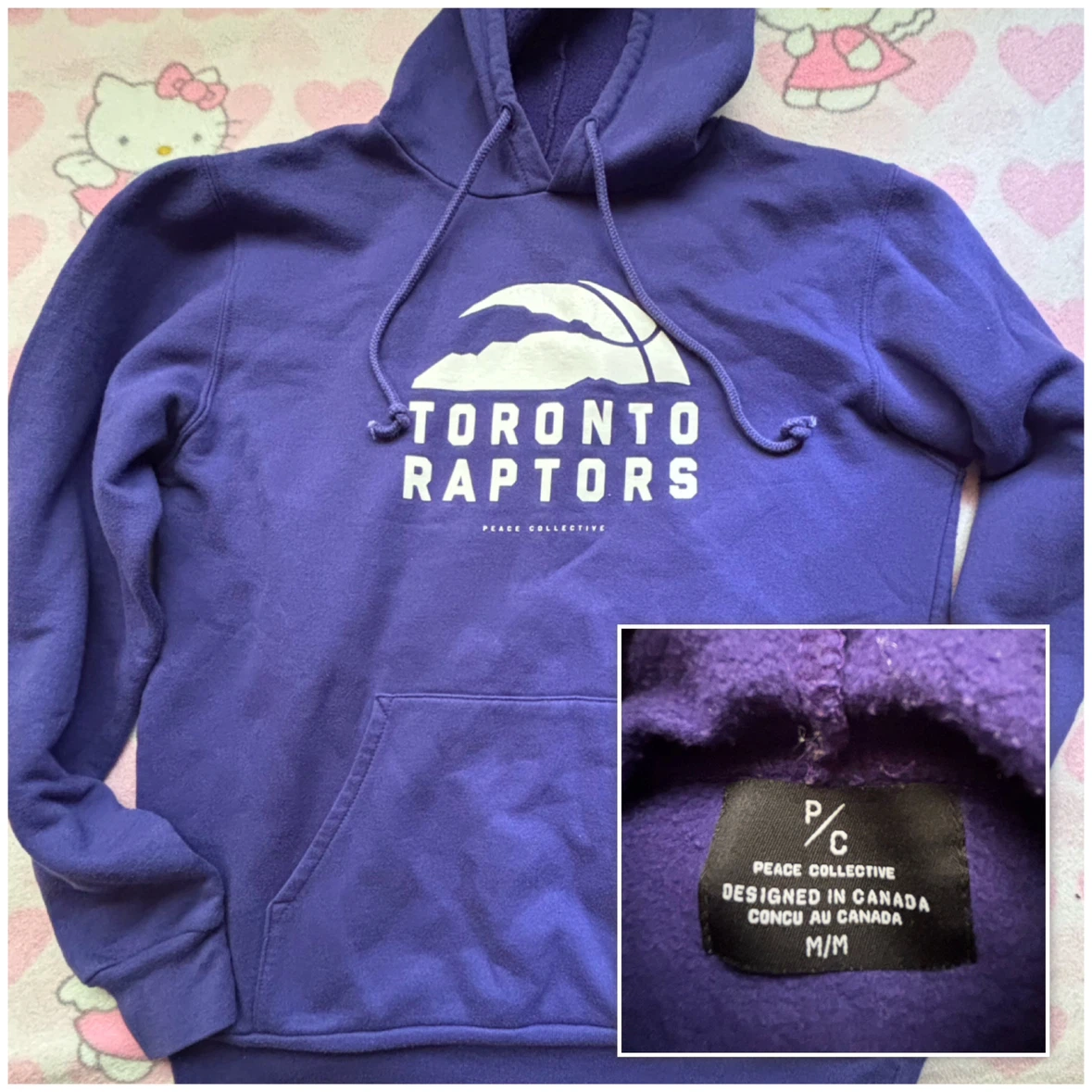 Peace Collective - Toronto Raptors Hoodie - *Size Men Medium*