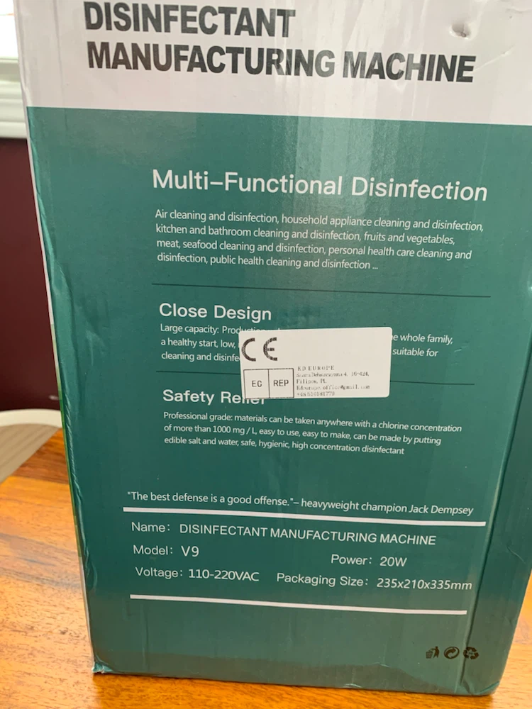 Disinfectant Manufacturing Machine V9 - photo 2