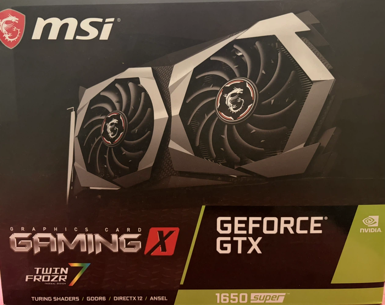 MSI GeForce GTX 1650 SUPER Gaming X 4GB GDDR6