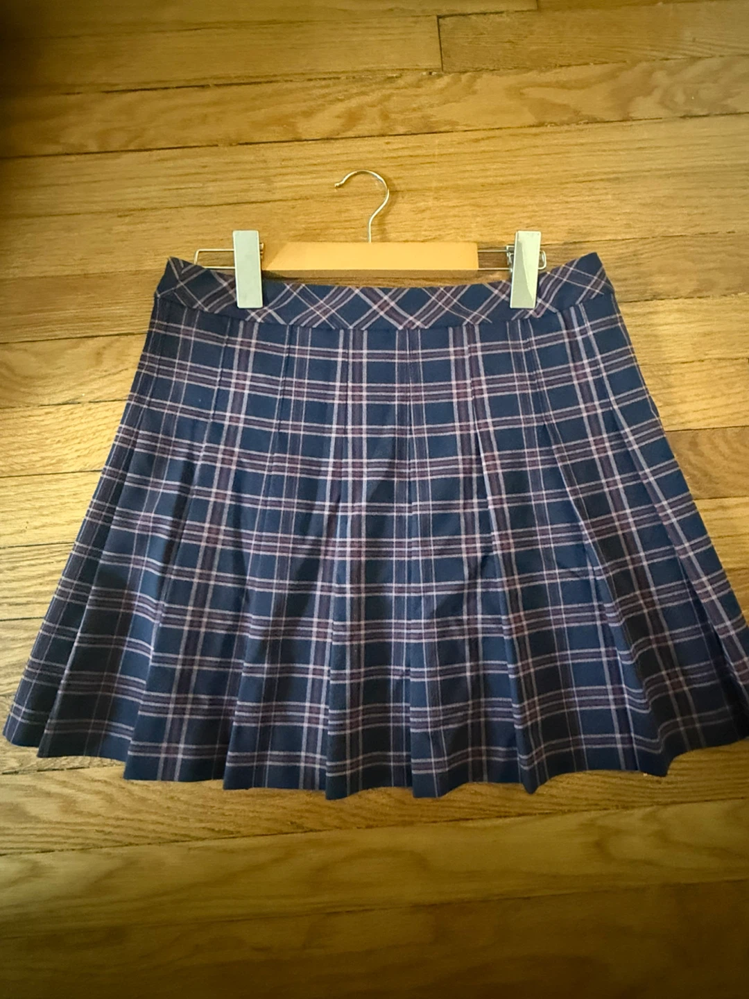 Aritzia Plaid Pleated Skirt