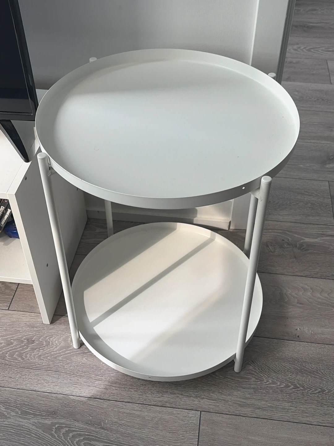 IKEA GLADOM White 2 Tray Table