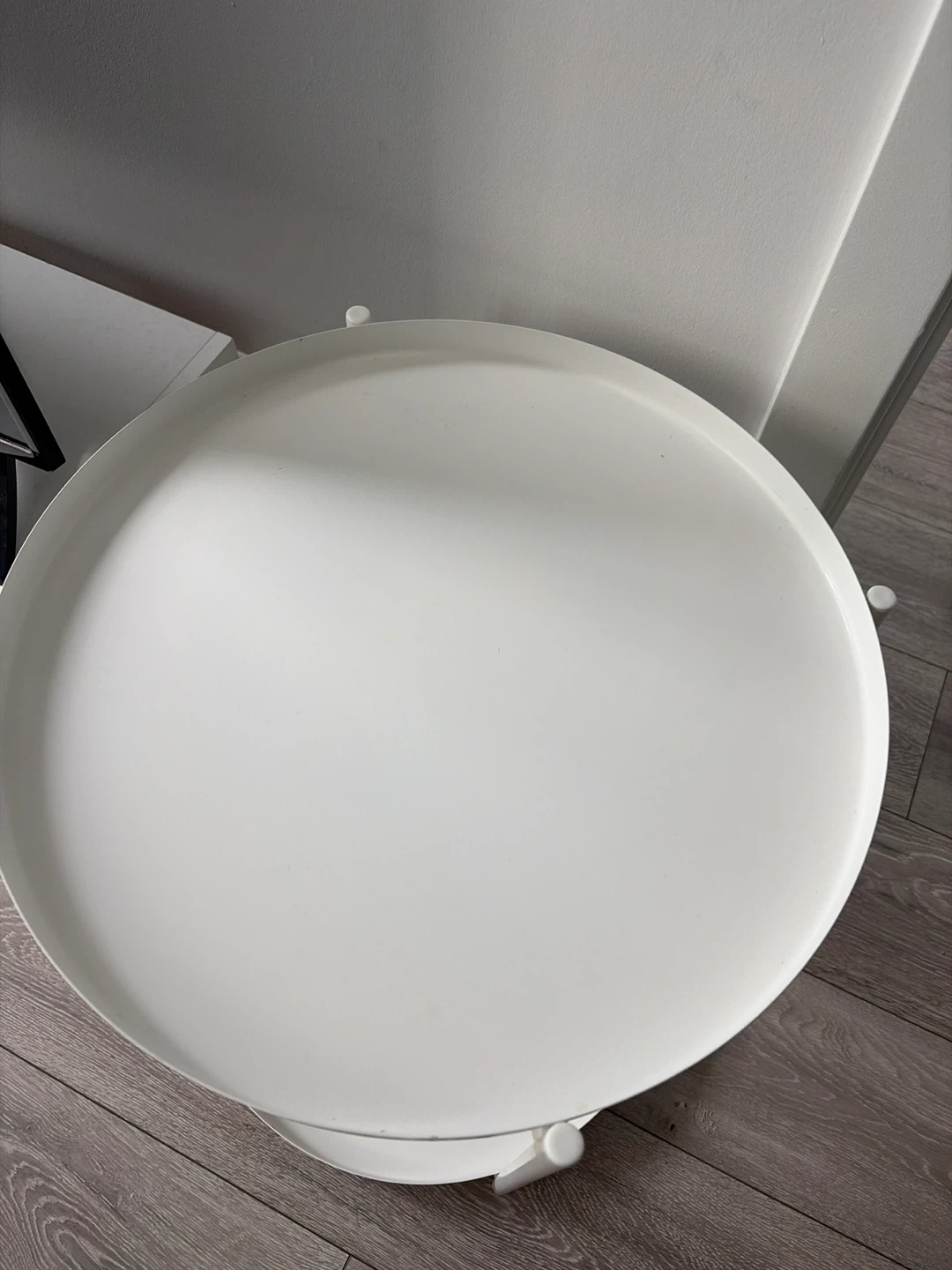 IKEA GLADOM White 2 Tray Table - photo 2