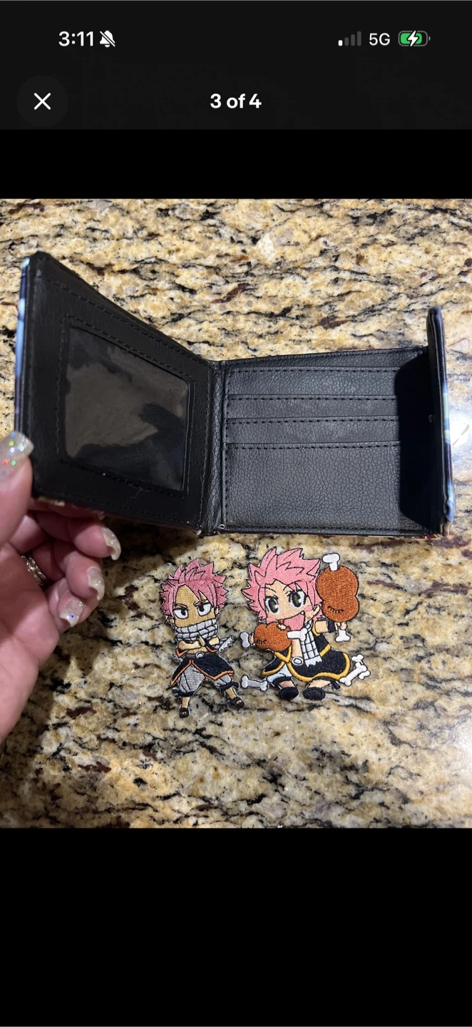 Sword Art Online Wallet and Fairy Tail Patches - photo 4