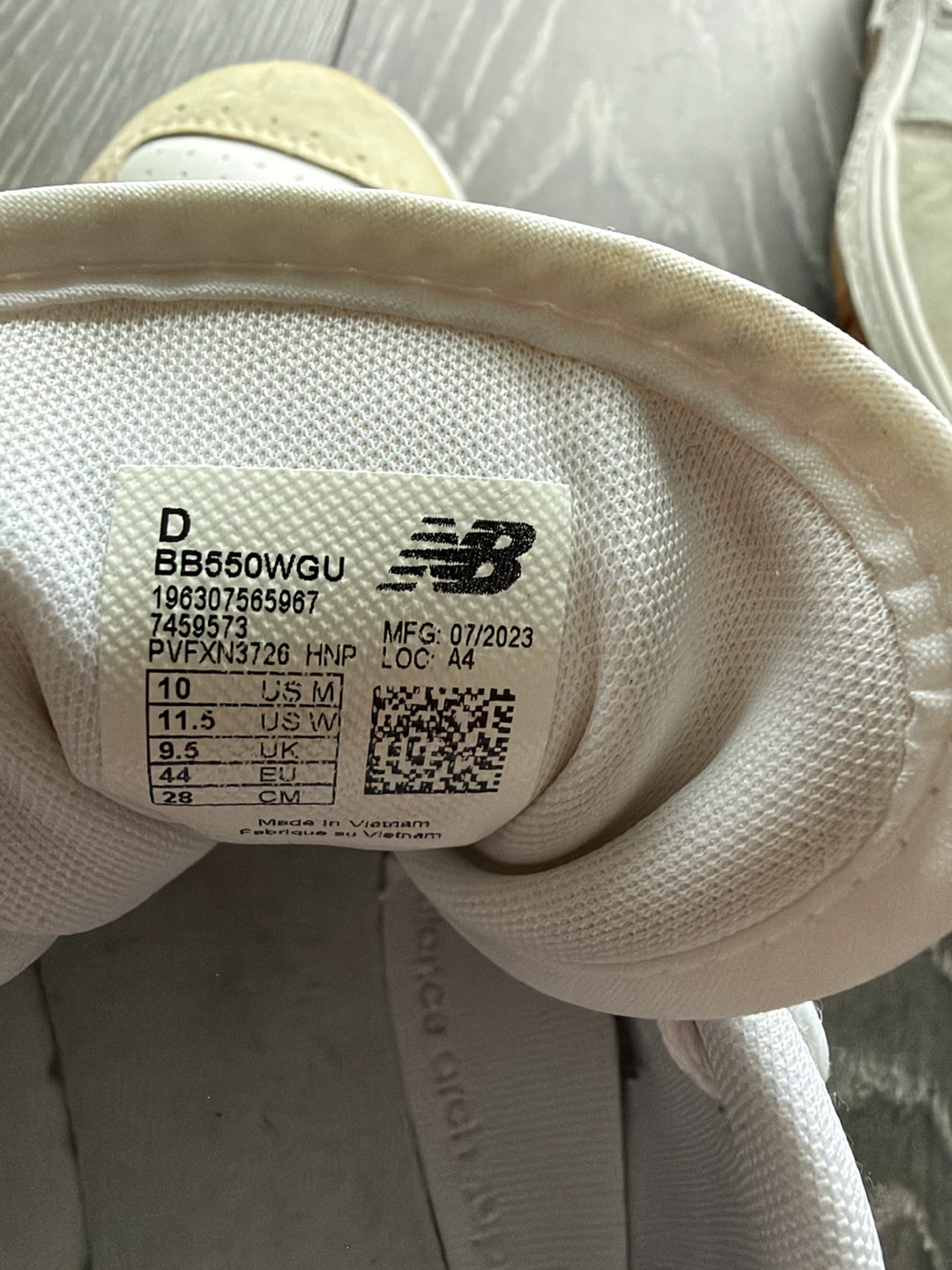 New Balance 550 Sneakers White/Cream - photo 3