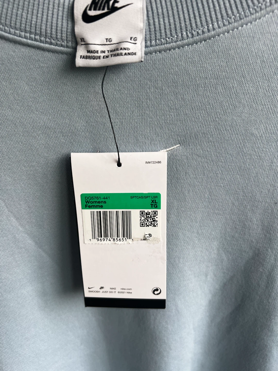 NEW Nike Women's Crewneck Sweatshirt XL - photo 3