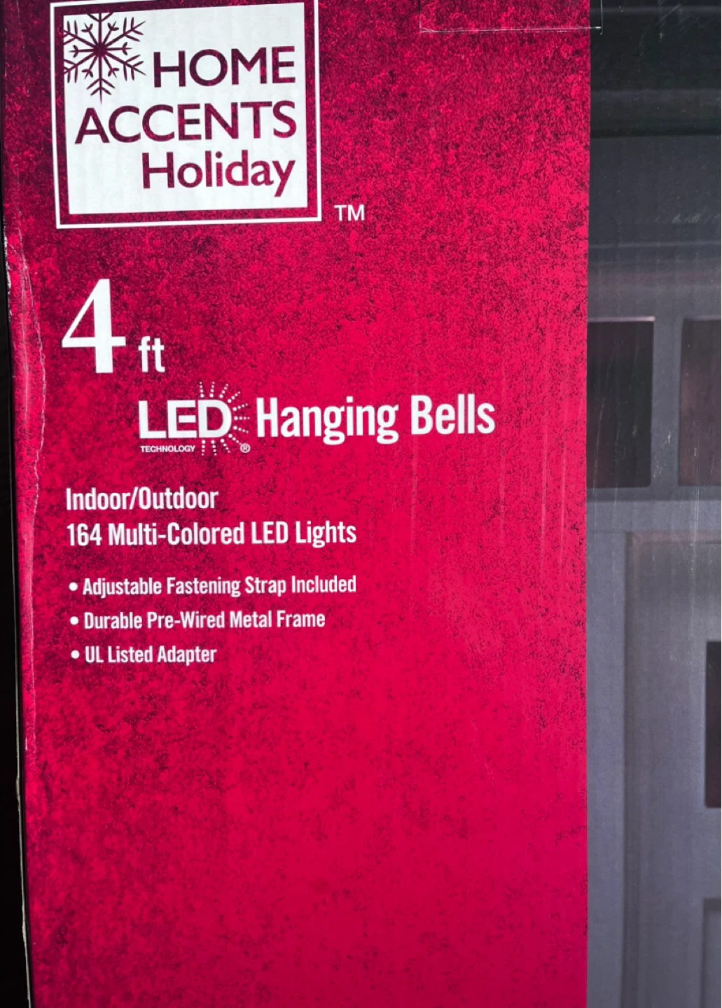 Home Accents Holiday 4ft LED Hanging Bells - photo 3