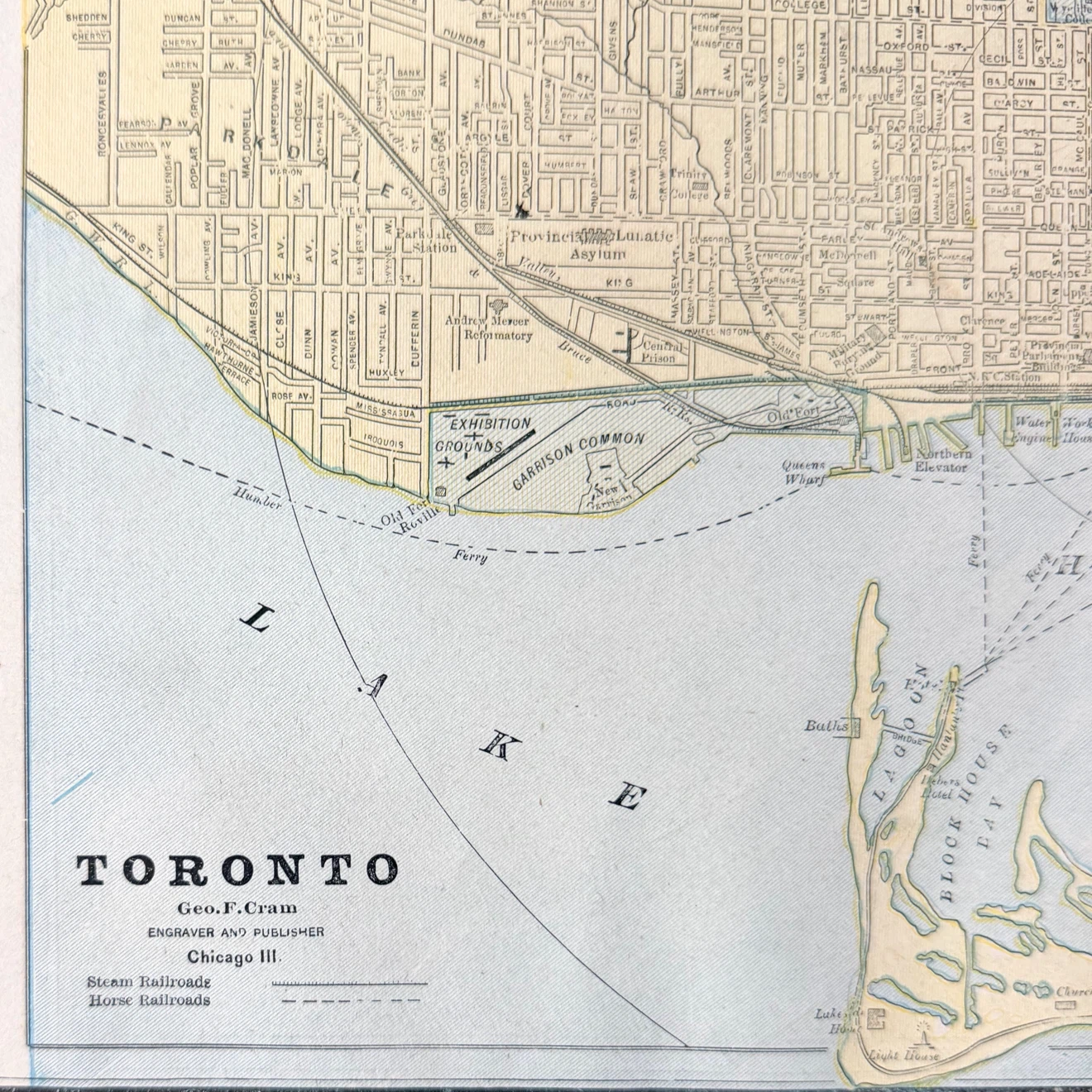 Framed 1891 Toronto Street Atlas Map - photo 2