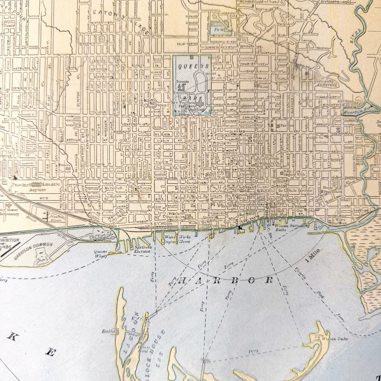 Framed 1891 Toronto Street Atlas Map - photo 3