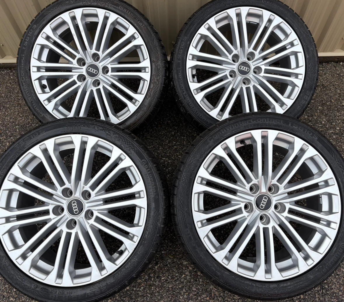 4 x 255/35/18 CONTINENTAL WINTER TIRES AND AUDI RIMS $1650