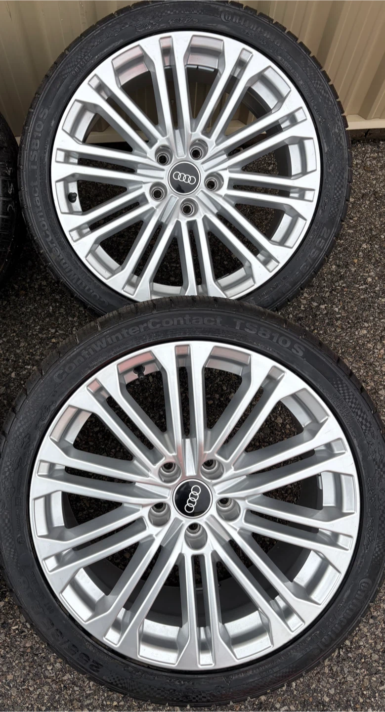 4 x 255/35/18 CONTINENTAL WINTER TIRES AND AUDI RIMS $1650 - photo 2
