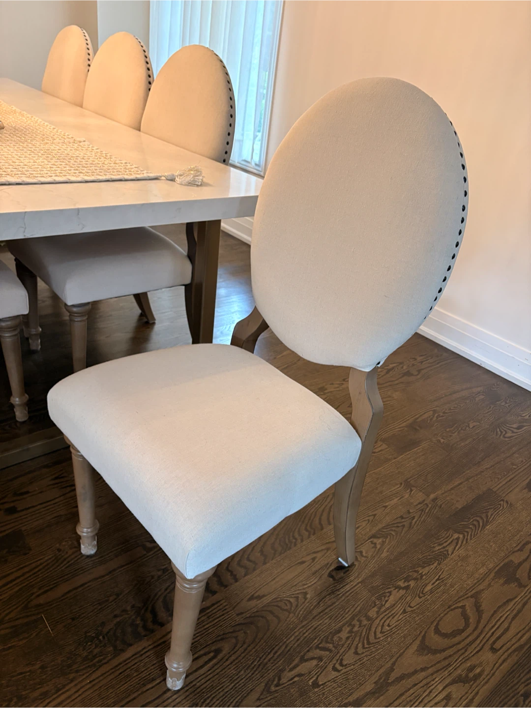 Set of 8 Upholstered Dining Chairs - photo 2