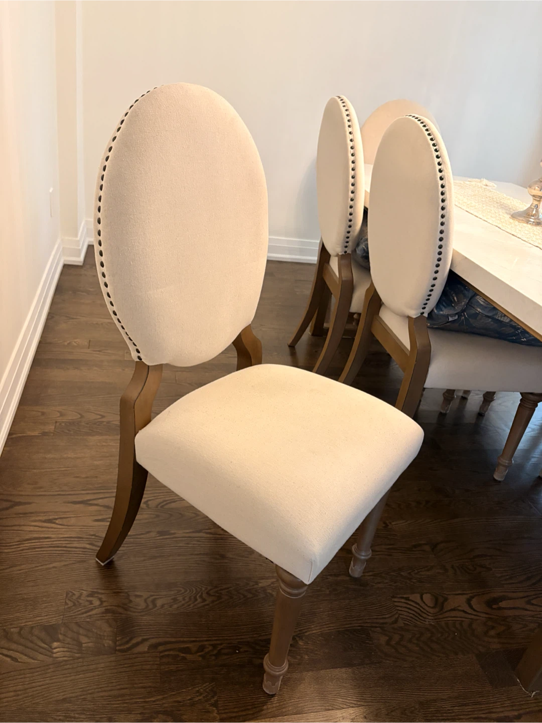 Set of 8 Upholstered Dining Chairs - photo 3
