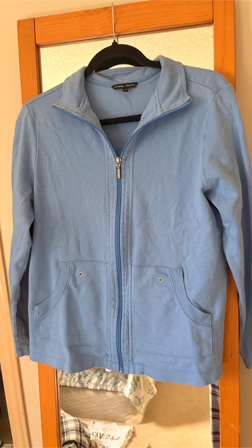 George Classics Light Blue Zip-Up Jacket