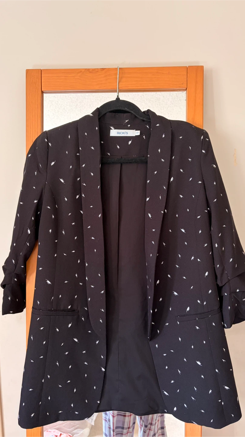 Ricki's Black Patterned Blazer