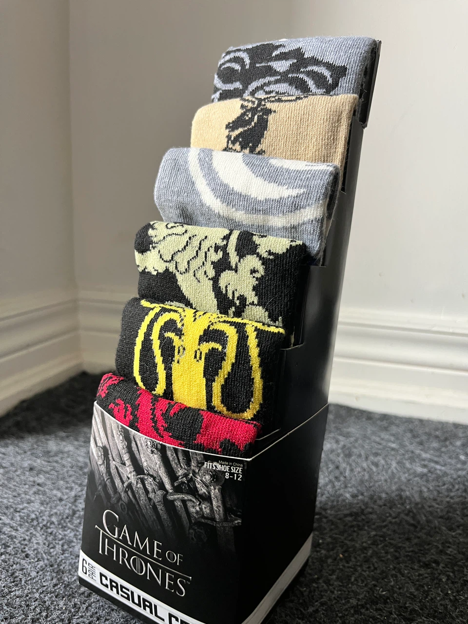 Game of Thrones 6 Pair Casual Crew Socks