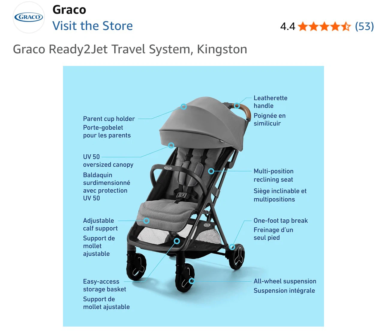 Graco Ready2Jet Travel System - Kingston - photo 2