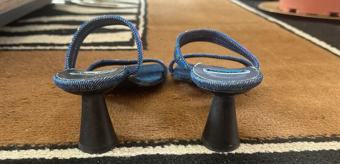 ALDO Denim Strappy Heeled Sandals - photo 2