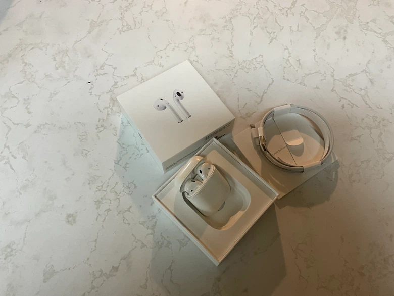 Apple AirPods 2 with charging case like new