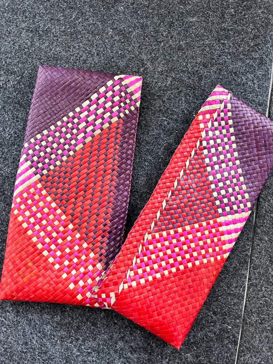 Hand-Woven Multi-Coloured Clutch - photo 2