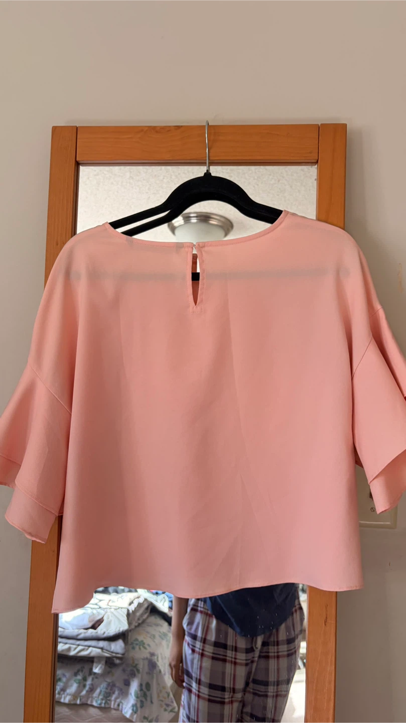 Pink JORME blouse with ruffle sleeves - photo 2