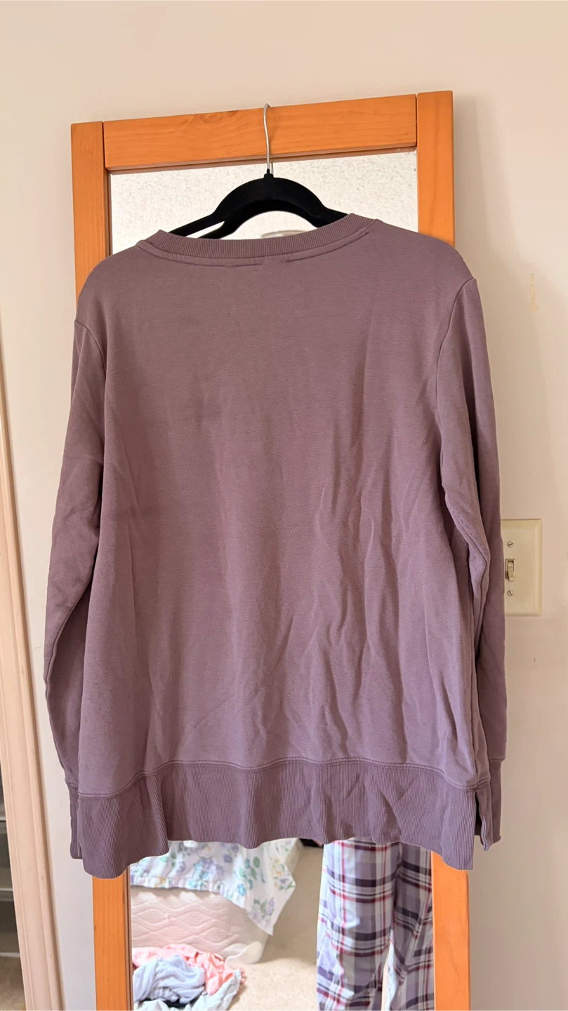 Mauve Crewneck Sweatshirt - photo 2