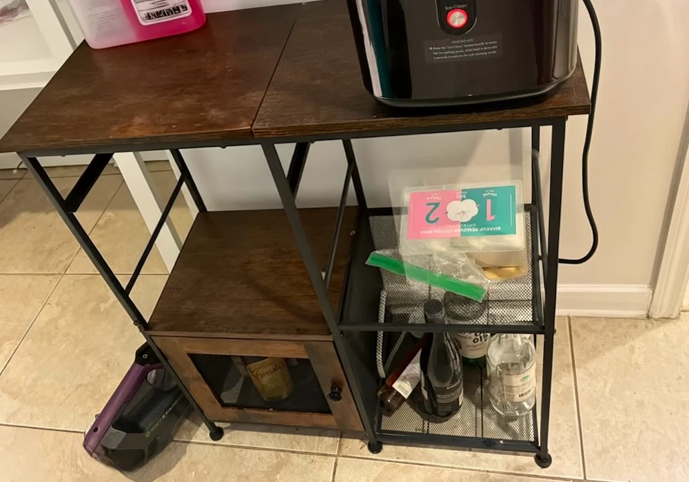 Rustic Industrial Kitchen Storage Cart