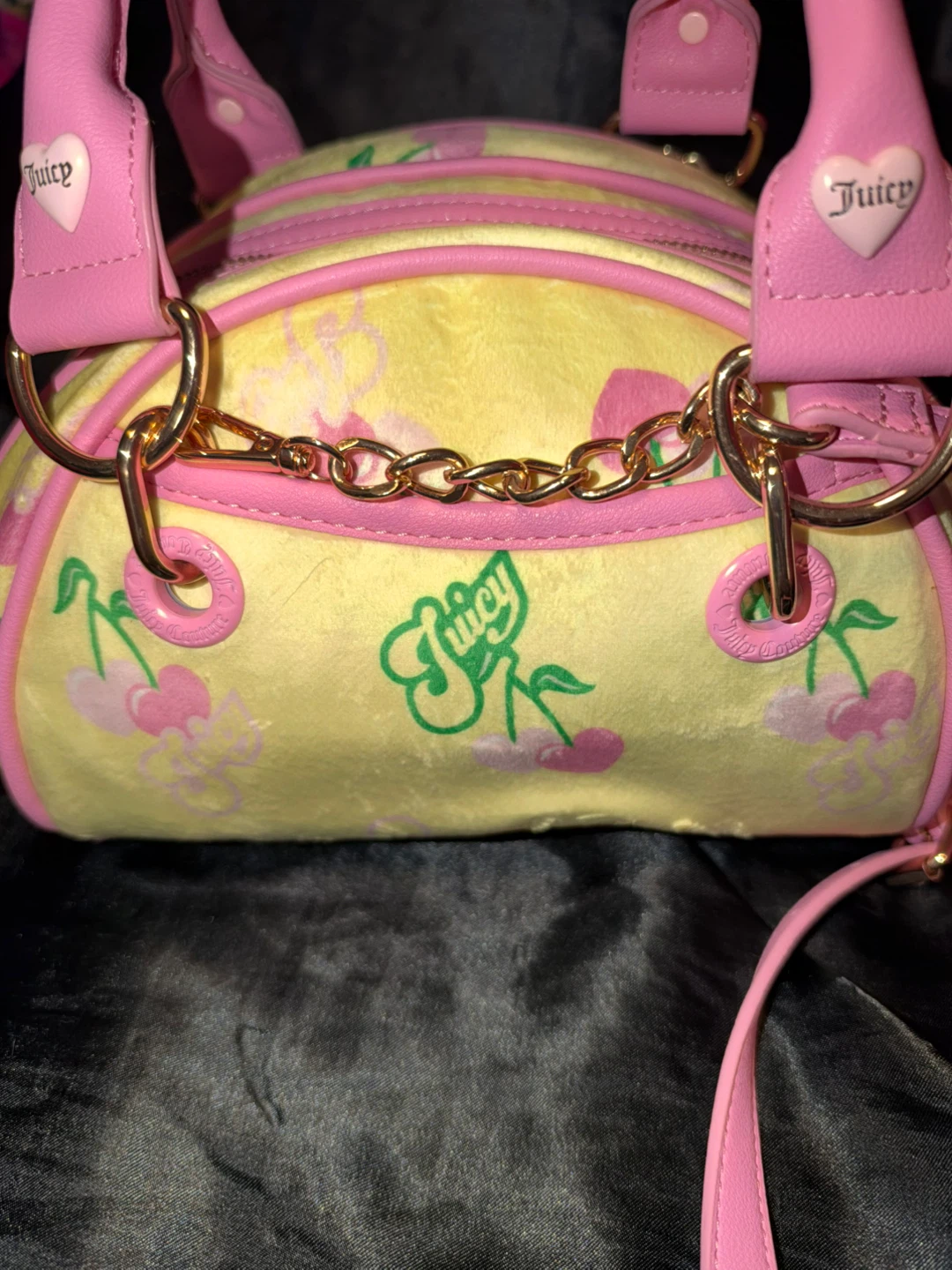 Juicy Couture Cherry Velour Handbag - photo 2