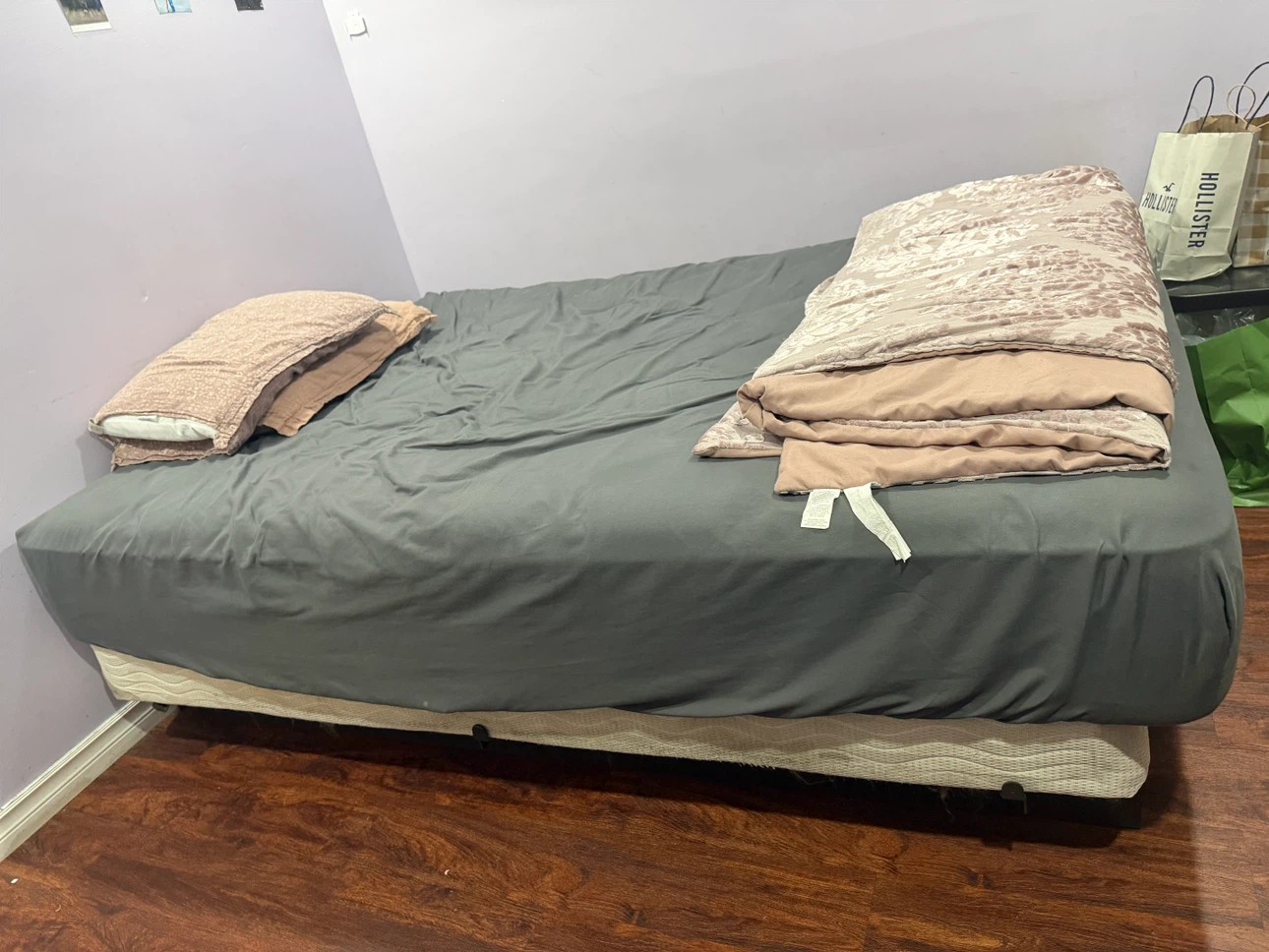 Queen mattress and frame