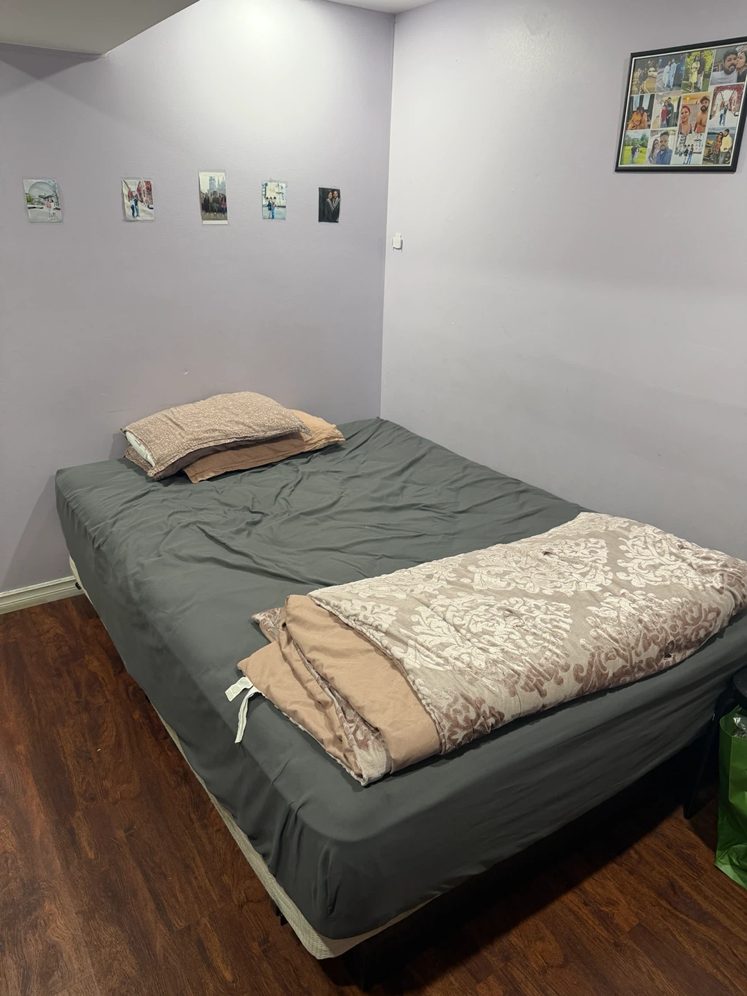Queen mattress and frame - photo 2