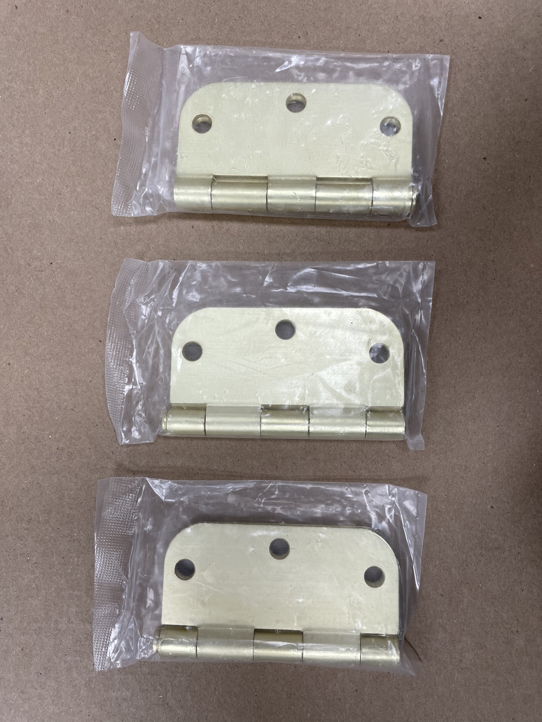 Design House 181396 Satin Brass Door Hinges 3-Pack - photo 3