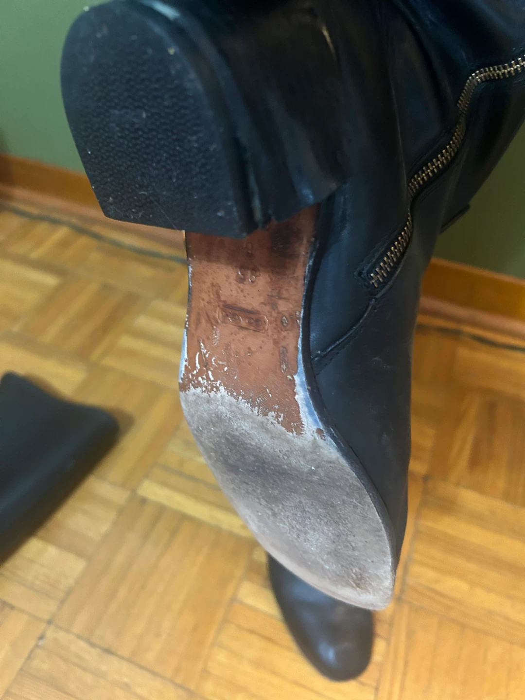 Coach Leather Knee-High Boots - photo 5
