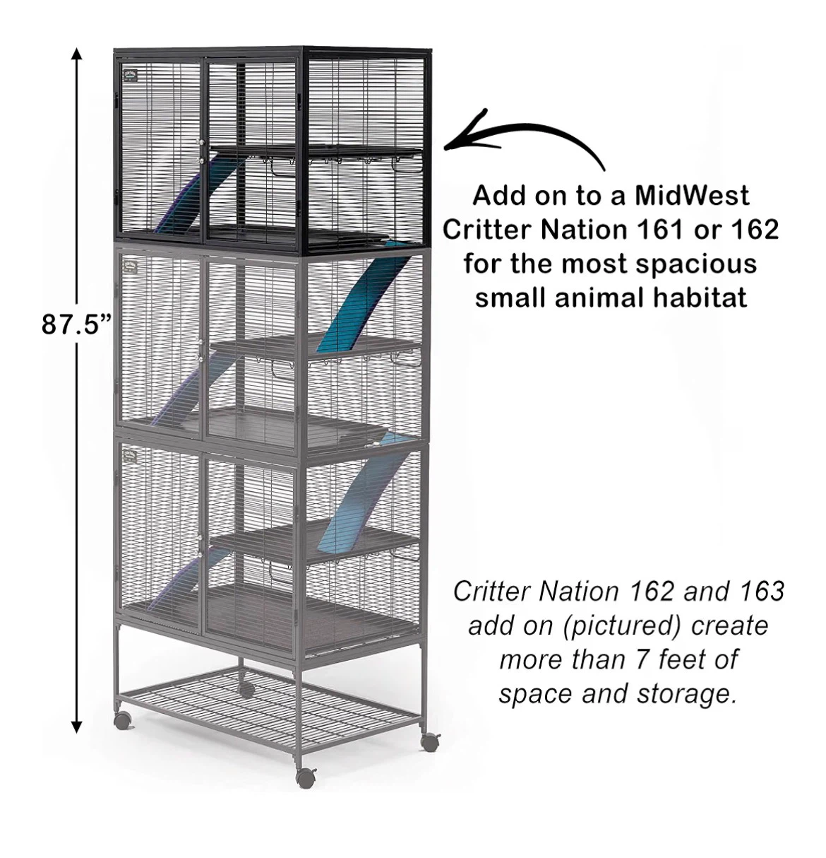 THREE TIER Ferret Nation Small Animal Cage - photo 2
