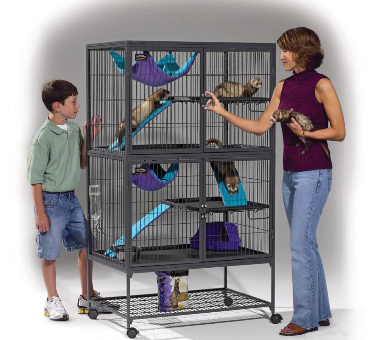 THREE TIER Ferret Nation Small Animal Cage