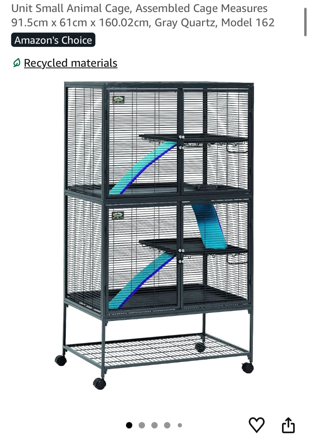 THREE TIER Ferret Nation Small Animal Cage - photo 3