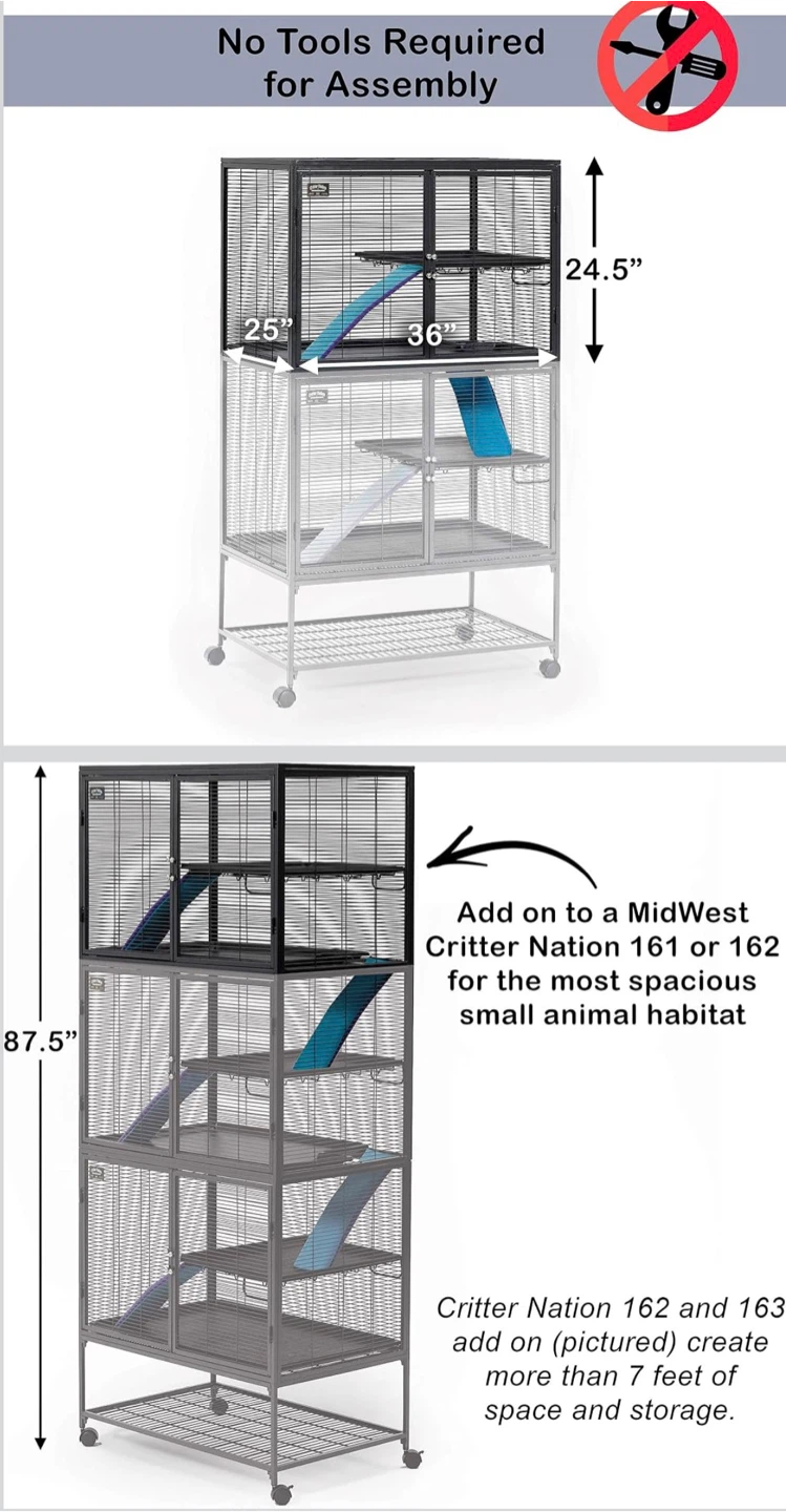 THREE TIER Ferret Nation Small Animal Cage - photo 5