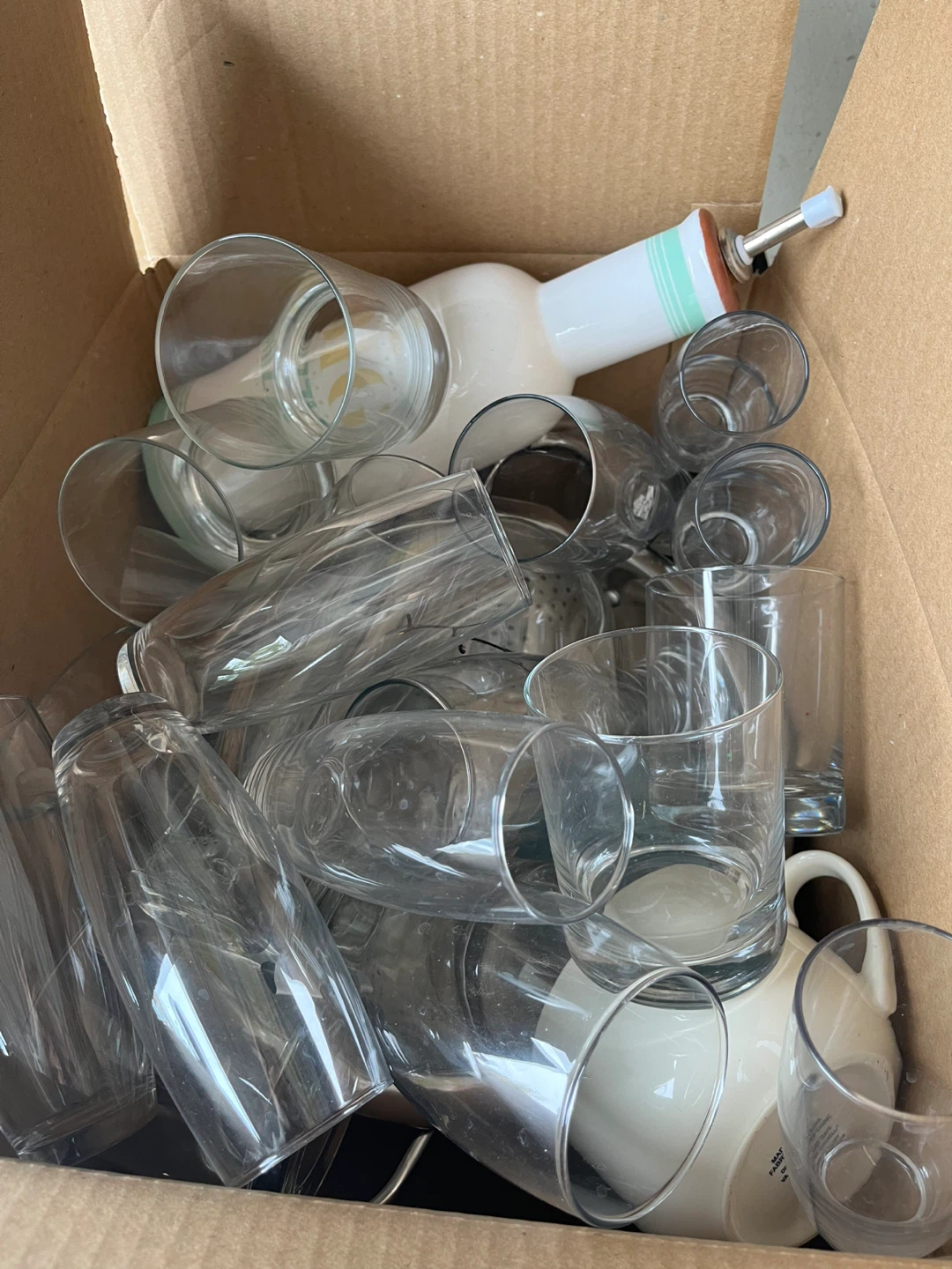 Assorted Drinking Glass Collection