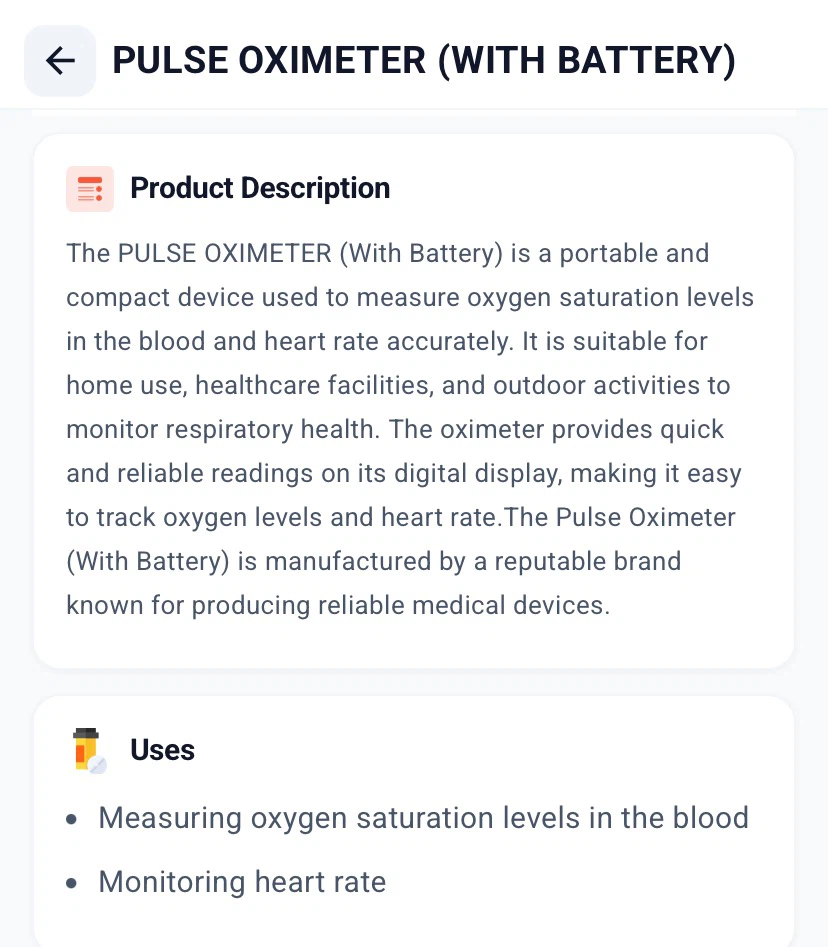 Portable Pulse Oximeter - photo 3