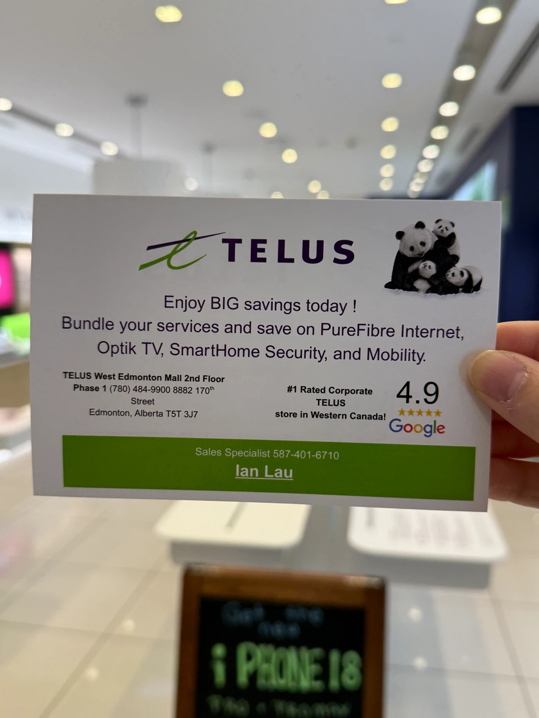 TELUS PureFibre Home Wifi and Mobility Services
