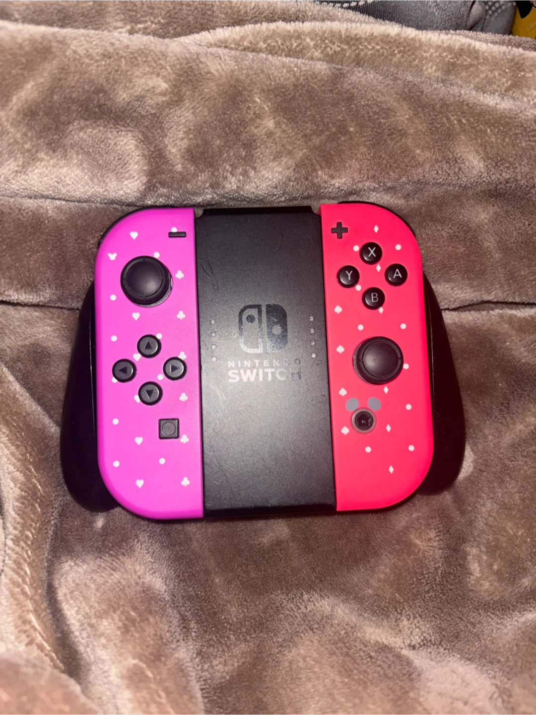 Nintendo Switch Joy-Con Controllers Pink and Red