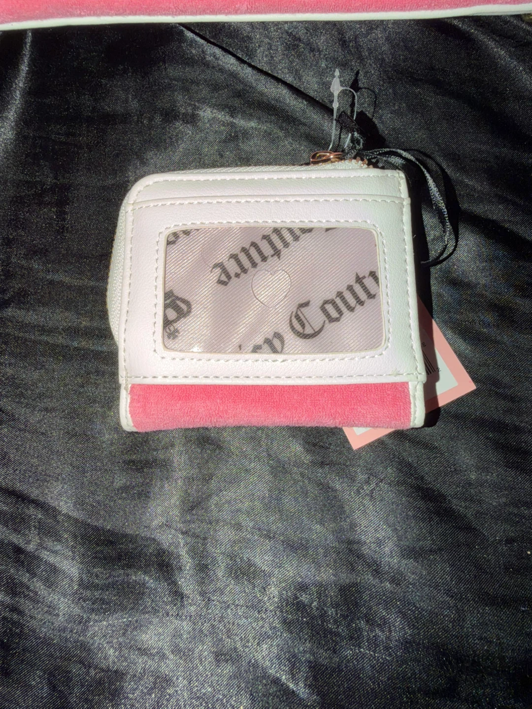 Juicy Couture Pink Velour Handbag and Wallet Set - photo 5