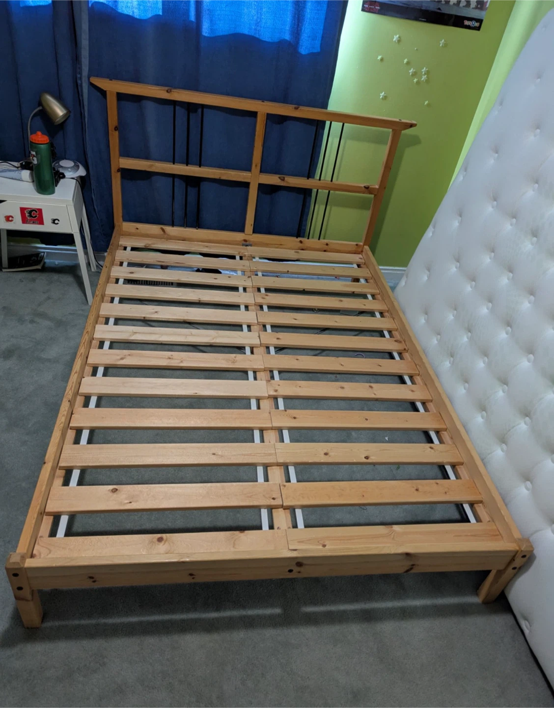 IKEA full bed frame wooden - photo 2