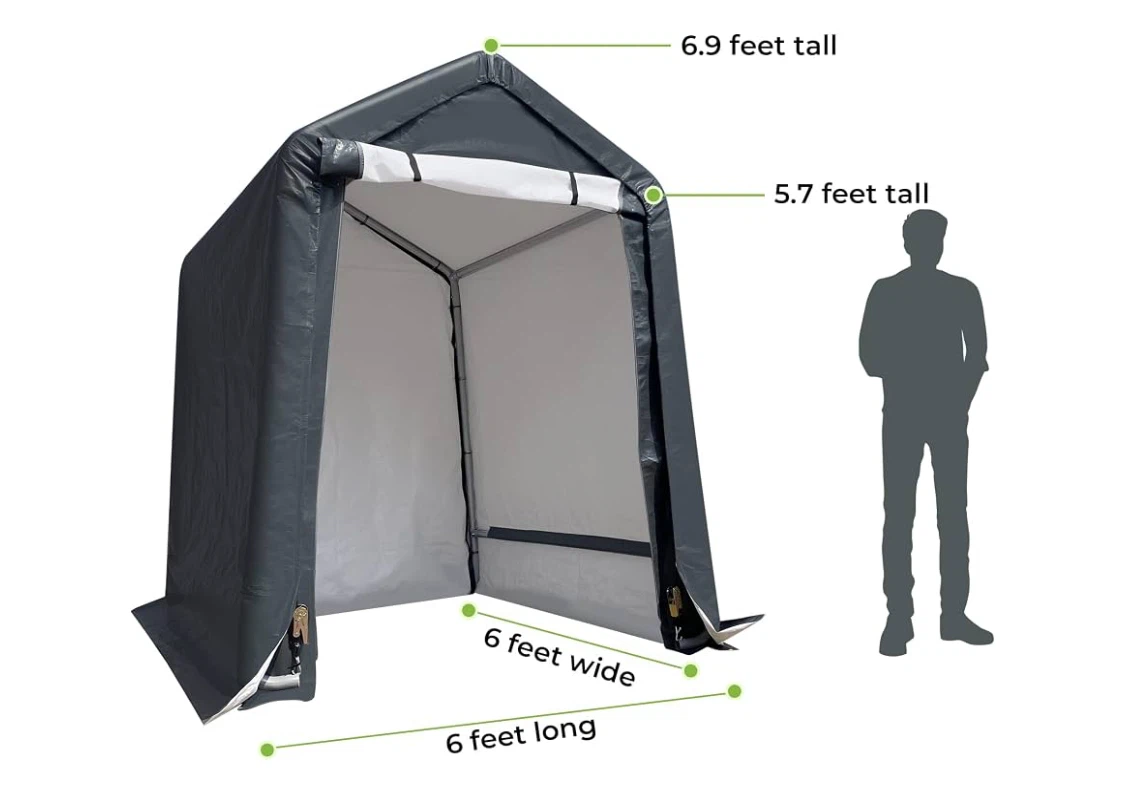 6x6 Outdoor Storage Shelter - photo 2
